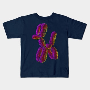 Inflatable Poodle Flow Field Kids T-Shirt